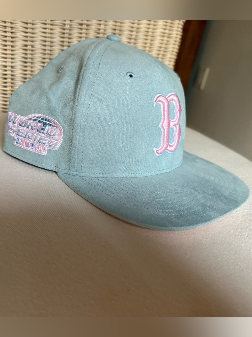 RARE!!! World Series Suede Red Sox Baseball Cap - NWOT OUT OF STOCK
